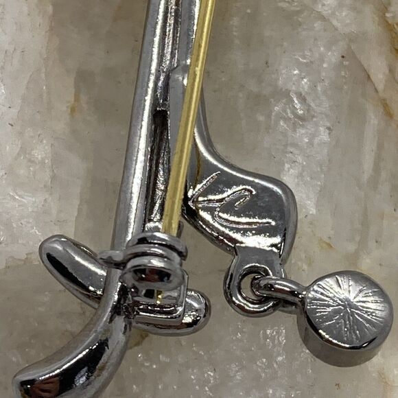 Vintage Lot of 5 Gold Tone Brooch Pin LC Golf Clubs JJ Face Rhinestone 2000 Y - Picture 7 of 16